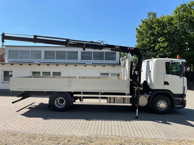 Scania G 380 Pritsche Kran Hiab 122B - Camião de caixa aberta/ Plataforma, Caminhão grua: foto 2 Scania G 380 Pritsche Kran Hiab 122B - Camião de caixa aberta/ Plataforma, Caminhão grua: foto 2
