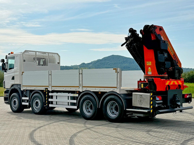 Camião de caixa aberta/ Plataforma, Caminhão grua Scania R 420 PRITSCHE 6,47 m * PK 44002/FUNK * 8x4 /TOP: foto 7