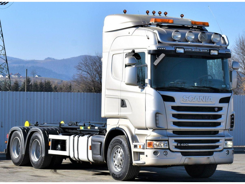 Scania R 480 Abrollkipper * 6x4 * Top Zustand ! - Caminhão polibenne: foto 3 Scania R 480 Abrollkipper * 6x4 * Top Zustand ! - Caminhão polibenne: foto 3