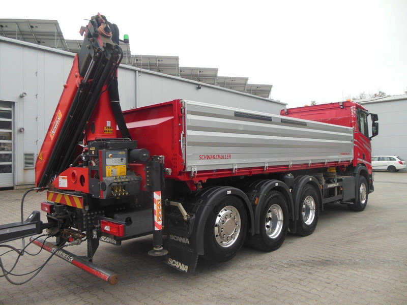 Scania R 580 8X4 + PALFINGER PK 19.001 crane - Caminhão basculante, Caminhão grua: foto 4 Scania R 580 8X4 + PALFINGER PK 19.001 crane - Caminhão basculante, Caminhão grua: foto 4