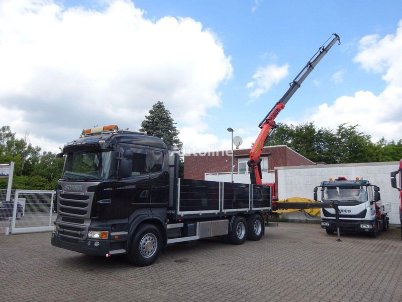 Scania R620 V8 6x2 Flatbed + Palfinger Crane PK 22002 EH - Camião de caixa aberta/ Plataforma, Caminhão grua: foto 5 Scania R620 V8 6x2 Flatbed + Palfinger Crane PK 22002 EH - Camião de caixa aberta/ Plataforma, Caminhão grua: foto 5