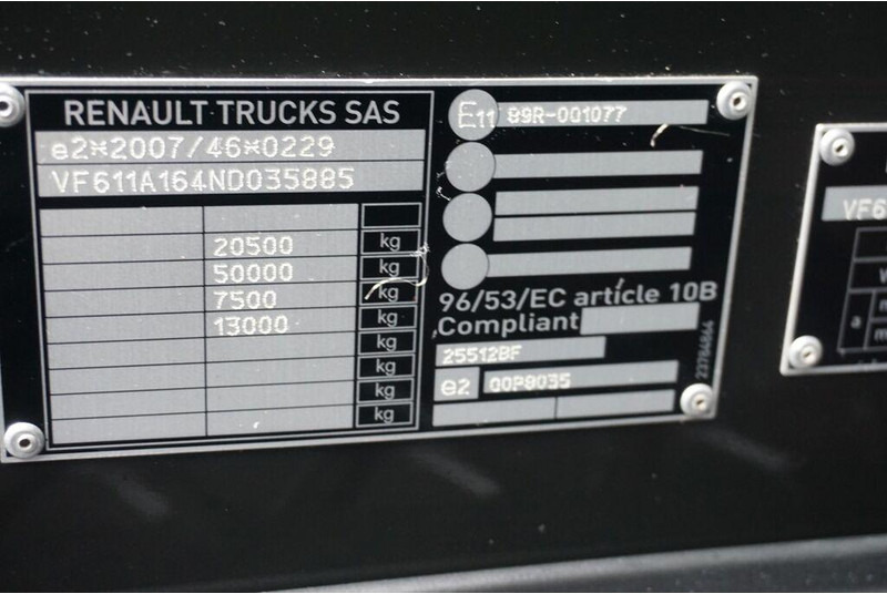 Tractor Renault T 460 / EURO 6 / ACC / SLEEPER CAB: foto 11