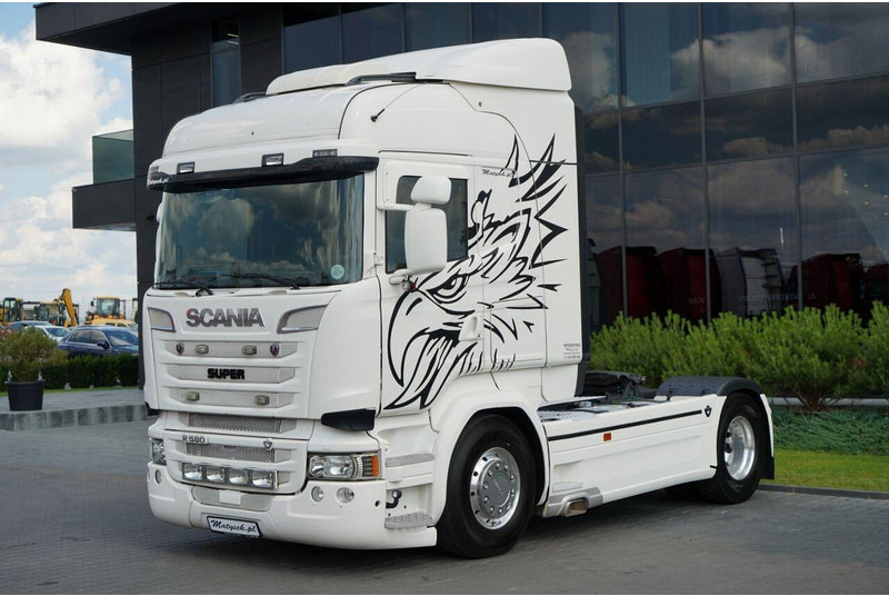 Scania R 580 / V8 / RETARDER / FULL AIRMATIC / I-PARK COOL/ SKÓRY / OPO - Tractor: foto 3 Scania R 580 / V8 / RETARDER / FULL AIRMATIC / I-PARK COOL/ SKÓRY / OPO - Tractor: foto 3