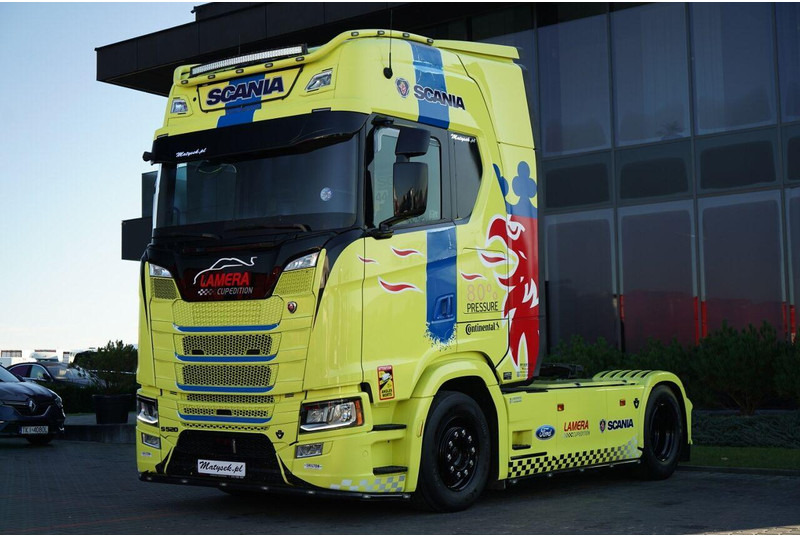 Scania S 520 / V8 / RETARDER / I-PARK COOL / FULL AIRMATIC / SKÓRY / - Tractor: foto 1 Scania S 520 / V8 / RETARDER / I-PARK COOL / FULL AIRMATIC / SKÓRY / - Tractor: foto 1