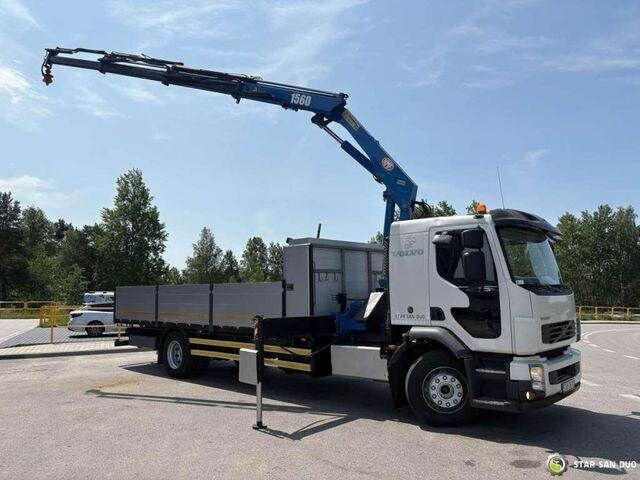 Volvo FE 240 4x2 HMF 1560 K3 HDS Rotator Crane Kran - Camião de caixa aberta/ Plataforma, Caminhão grua: foto 2 Volvo FE 240 4x2 HMF 1560 K3 HDS Rotator Crane Kran - Camião de caixa aberta/ Plataforma, Caminhão grua: foto 2