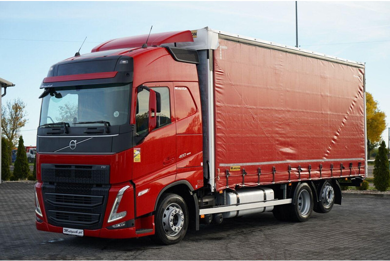 Volvo FH 460 / SOLÓWKA / I-SAVE / I-PARK COOL / OŚ PODNOSZONA SKRĘTNA - Caminhão com lona: foto 4 Volvo FH 460 / SOLÓWKA / I-SAVE / I-PARK COOL / OŚ PODNOSZONA SKRĘTNA - Caminhão com lona: foto 4
