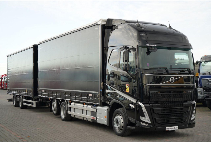 Volvo FH 500 / I-SAVE / XL / ZESTAW TANDEM PRZEJAZDOWY 120 M3 / 2023 - Caminhão com lona: foto 2 Volvo FH 500 / I-SAVE / XL / ZESTAW TANDEM PRZEJAZDOWY 120 M3 / 2023 - Caminhão com lona: foto 2
