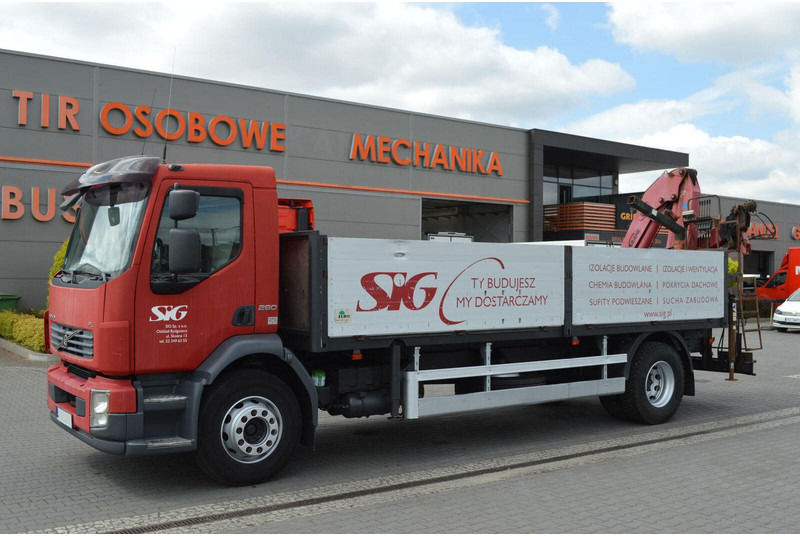 Volvo FL 18.280 Pallet Forks Rotator "22.5 5300 kg HDS AT - Camião de caixa aberta/ Plataforma, Caminhão grua: foto 2 Volvo FL 18.280 Pallet Forks Rotator "22.5 5300 kg HDS AT - Camião de caixa aberta/ Plataforma, Caminhão grua: foto 2