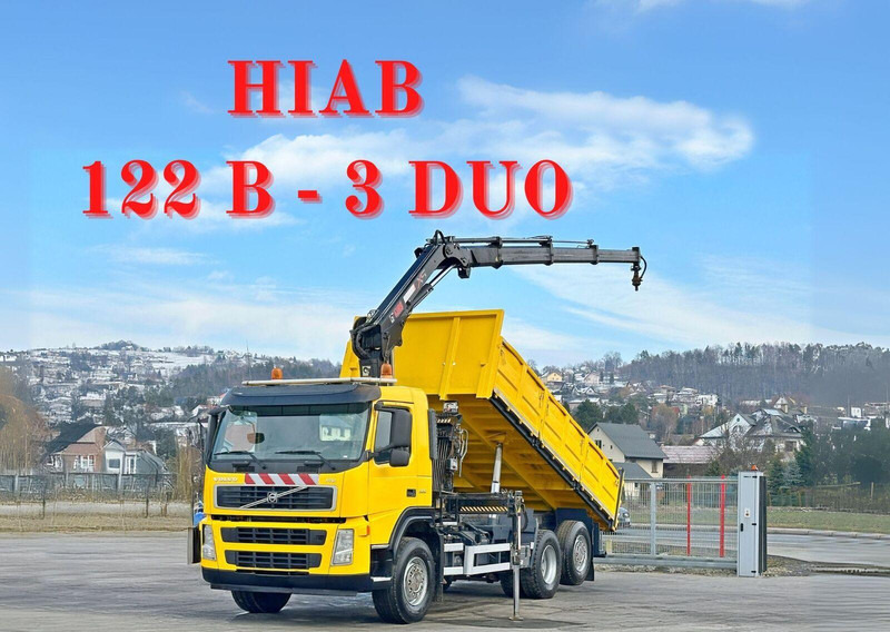 Volvo FM 330 Kipper 5,50m*HIAB 122 B -3 DUO*TOPZUSTAND - Caminhão basculante, Caminhão grua: foto 1 Volvo FM 330 Kipper 5,50m*HIAB 122 B -3 DUO*TOPZUSTAND - Caminhão basculante, Caminhão grua: foto 1
