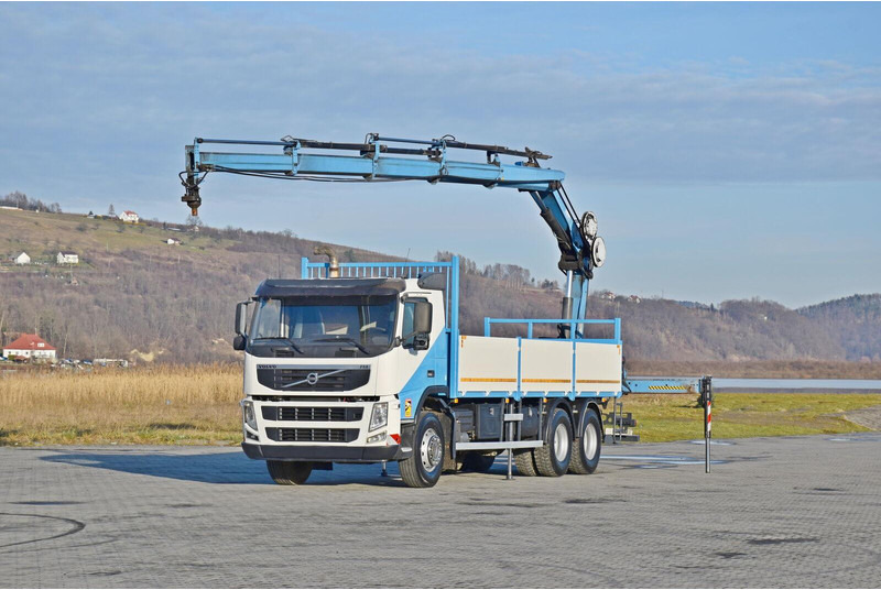 Volvo FM 410 - Camião de caixa aberta/ Plataforma, Caminhão grua: foto 2 Volvo FM 410 - Camião de caixa aberta/ Plataforma, Caminhão grua: foto 2