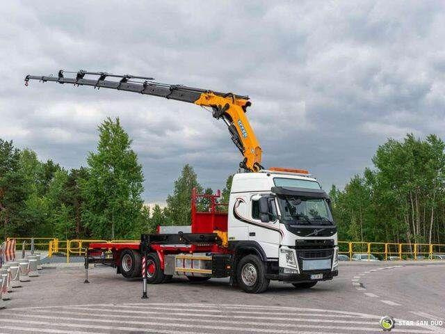 Volvo FM 450 6x2 EFFER 395/8S Euro 6 Crane Winch - Camião de caixa aberta/ Plataforma, Caminhão grua: foto 3 Volvo FM 450 6x2 EFFER 395/8S Euro 6 Crane Winch - Camião de caixa aberta/ Plataforma, Caminhão grua: foto 3