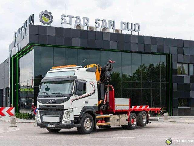 Volvo FM 450 6x2 EFFER 395/8S Euro 6 Crane Winch - Camião de caixa aberta/ Plataforma, Caminhão grua: foto 4 Volvo FM 450 6x2 EFFER 395/8S Euro 6 Crane Winch - Camião de caixa aberta/ Plataforma, Caminhão grua: foto 4
