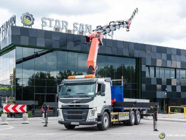 Volvo FM 460 6x2 PALFINGER PK 42002 FLY JIB Crane Eu - Camião de caixa aberta/ Plataforma, Caminhão grua: foto 4 Volvo FM 460 6x2 PALFINGER PK 42002 FLY JIB Crane Eu - Camião de caixa aberta/ Plataforma, Caminhão grua: foto 4