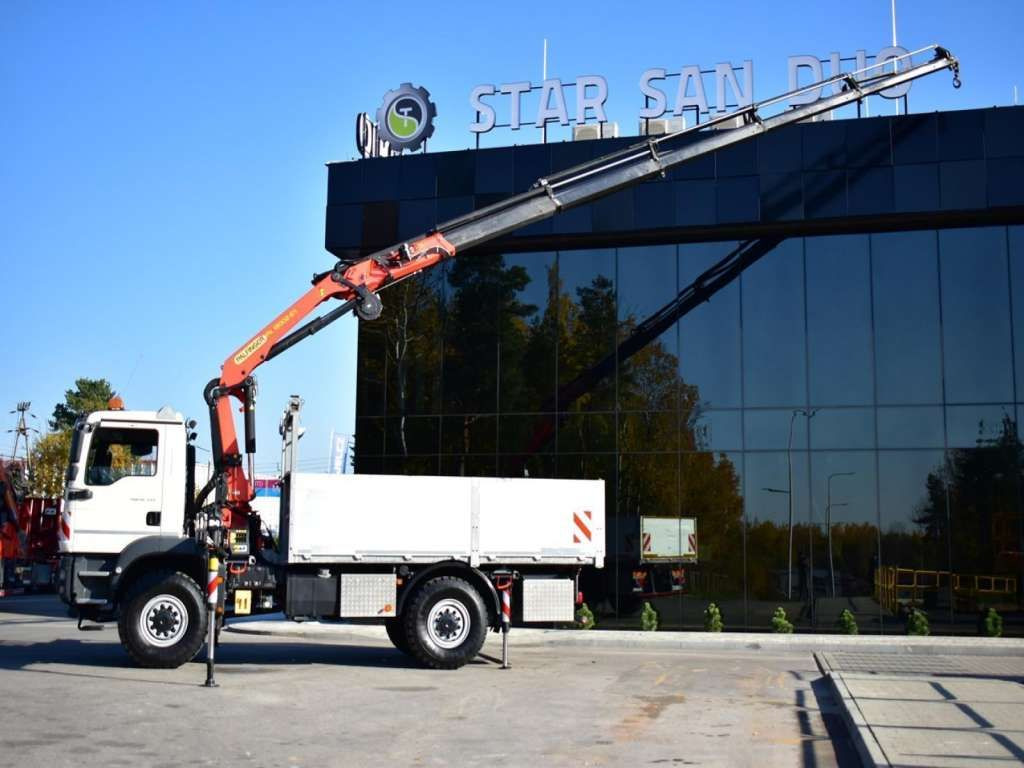 Caminhão grua, Camião de caixa aberta/ Plataforma MAN  TGM 18.340 4x4 PALFINGER PK 18002 CRANE WINCH MAN  TGM 18.340 4x4 PALFINGER PK 18002 CRANE WINCH: foto 14