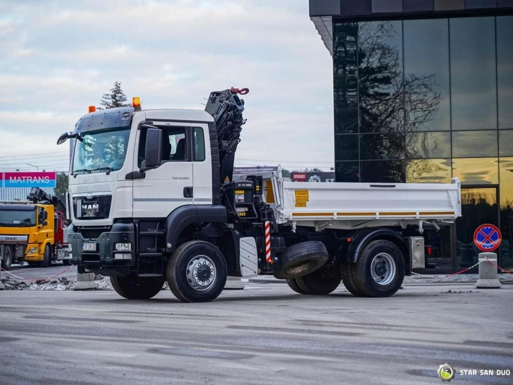 Caminhão basculante MAN  TGS 18.360 4x4 HIAB 144 E-4 Crane Kipper: foto 5