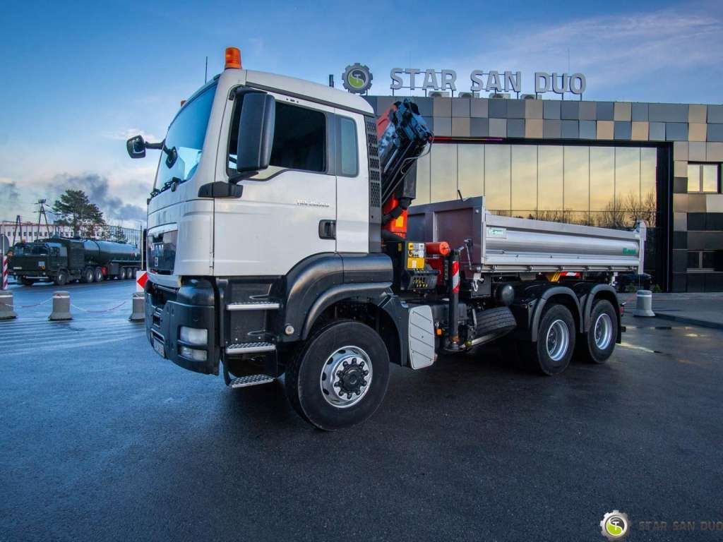 MAN TGS 26.360 6x6 PALFINGER PK 18001 EH Crane Kipe - Caminhão grua: foto 2 MAN TGS 26.360 6x6 PALFINGER PK 18001 EH Crane Kipe - Caminhão grua: foto 2