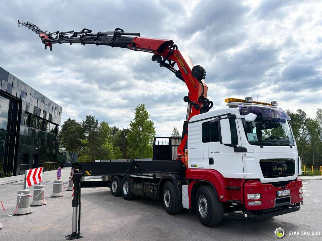 MAN TGS 35.480 8x4 PALFINGER PK 60002 Fly Jib Winch - Caminhão grua: foto 4 MAN TGS 35.480 8x4 PALFINGER PK 60002 Fly Jib Winch - Caminhão grua: foto 4
