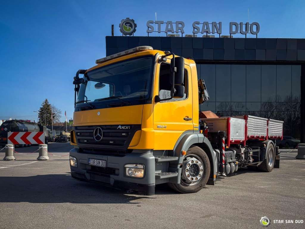 Mercedes-Benz AXOR 1824 4x2 HMF 975 HDS Crane Rotator Kipper Mercedes-Benz AXOR 1824 4x2 HMF 975 HDS Crane Rotator Kipper - Caminhão grua, Caminhão basculante: foto 3 Mercedes-Benz AXOR 1824 4x2 HMF 975 HDS Crane Rotator Kipper Mercedes-Benz AXOR 1824 4x2 HMF 975 HDS Crane Rotator Kipper - Caminhão grua, Caminhão basculante: foto 3