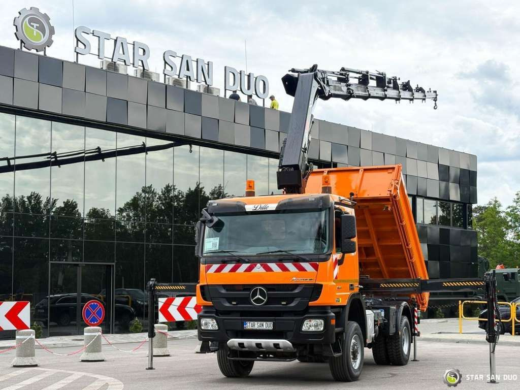 Locação de  Mercedes-Benz  Actros 1841 AK 4x4 Hiab 288E-7 Crane Kipper Mercedes-Benz  Actros 1841 AK 4x4 Hiab 288E-7 Crane Kipper: foto 5