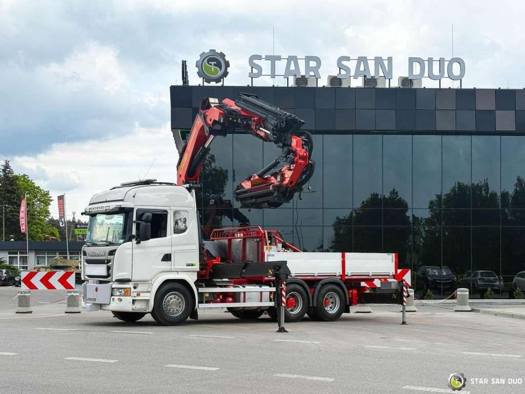 Scania G490 6x2 Palfinger PK 53002 SH Fly Jib Basket - Caminhão grua: foto 1 Scania G490 6x2 Palfinger PK 53002 SH Fly Jib Basket - Caminhão grua: foto 1