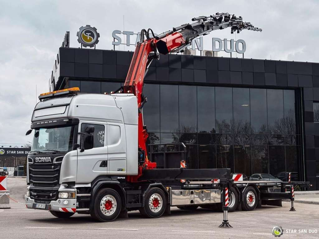 Scania R730 8x2 Fassi F990 Fly Jib 30m Crane Euro 6 - Caminhão grua: foto 1 Scania R730 8x2 Fassi F990 Fly Jib 30m Crane Euro 6 - Caminhão grua: foto 1