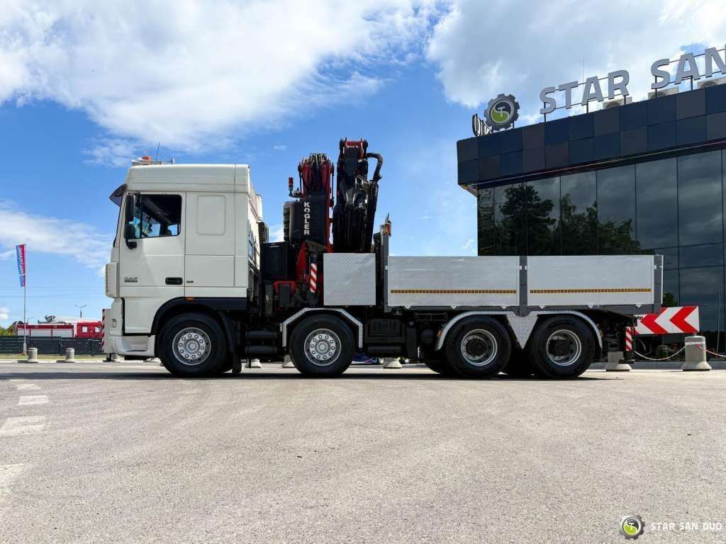 Tractor DAF  XF 105.510 8x4 FASSI F800 XP Crane Fifth wheel: foto 13