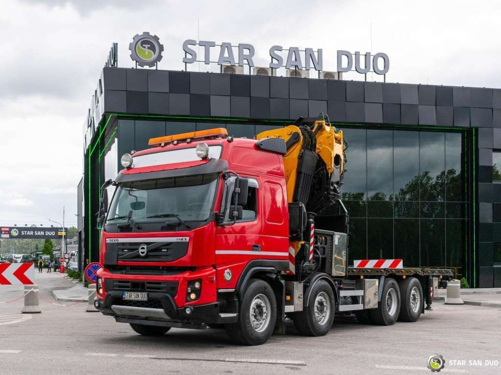 Volvo FMX 500 8x2 Effer 585 Fly Jib Winch Crane Kran - Caminhão grua: foto 4 Volvo FMX 500 8x2 Effer 585 Fly Jib Winch Crane Kran - Caminhão grua: foto 4