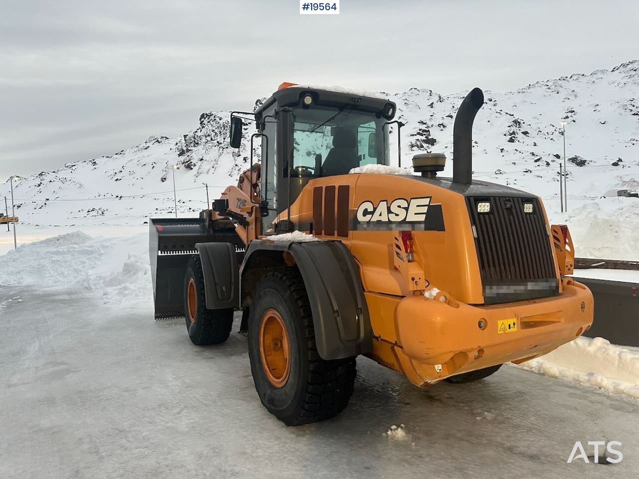 Case 721E hjullaster m/ snøskuffe og grusskuffe. Ny vekt og 2 sett dekk. SE VIDEO - Carregadeira de rodas: foto 4 Case 721E hjullaster m/ snøskuffe og grusskuffe. Ny vekt og 2 sett dekk. SE VIDEO - Carregadeira de rodas: foto 4