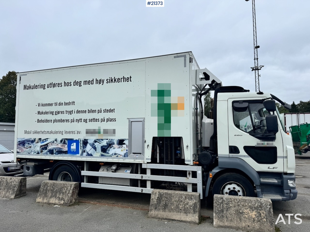 DAF LF 260 Makuleringsbil. 37 000 km! Må Sees! - Triturador industrial, Caminhão: foto 5 DAF LF 260 Makuleringsbil. 37 000 km! Må Sees! - Triturador industrial, Caminhão: foto 5