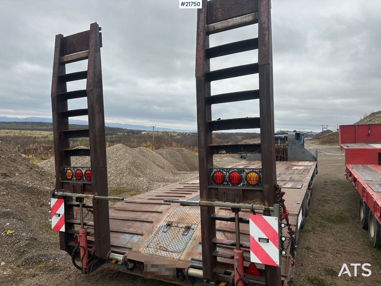 Damm 6-SD-355 6 akslet maskintralle - Semireboque baixa: foto 4 Damm 6-SD-355 6 akslet maskintralle - Semireboque baixa: foto 4