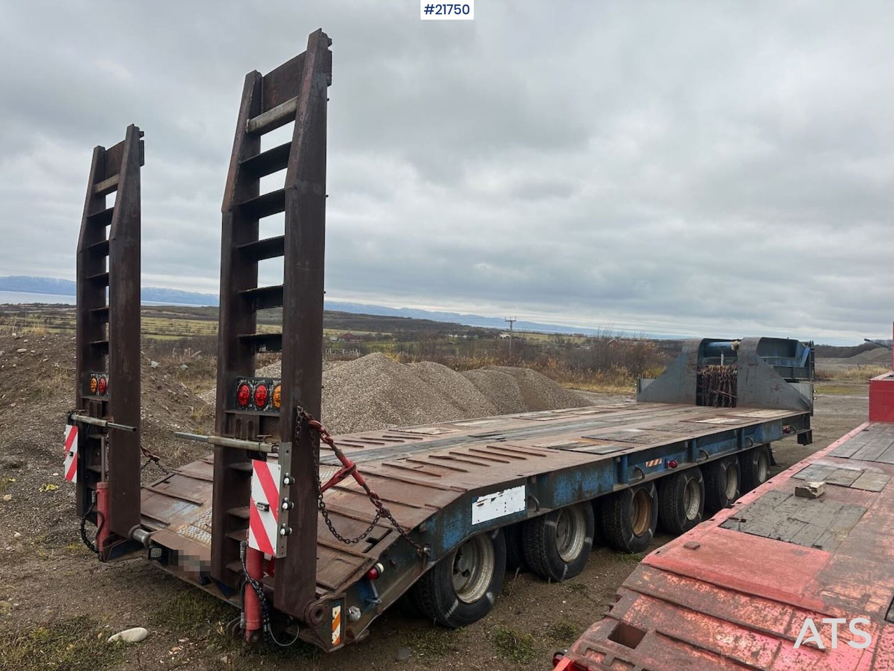 Damm 6-SD-355 6 akslet maskintralle - Semireboque baixa: foto 5 Damm 6-SD-355 6 akslet maskintralle - Semireboque baixa: foto 5