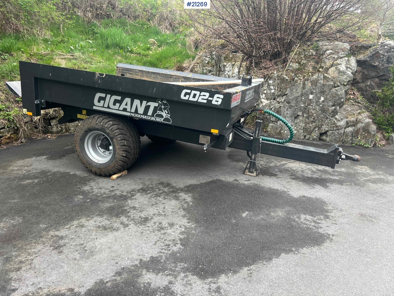 Reboque porta máquinas Gigant Hjulmaskin Henger: foto 7 Reboque porta máquinas Gigant Hjulmaskin Henger: foto 7