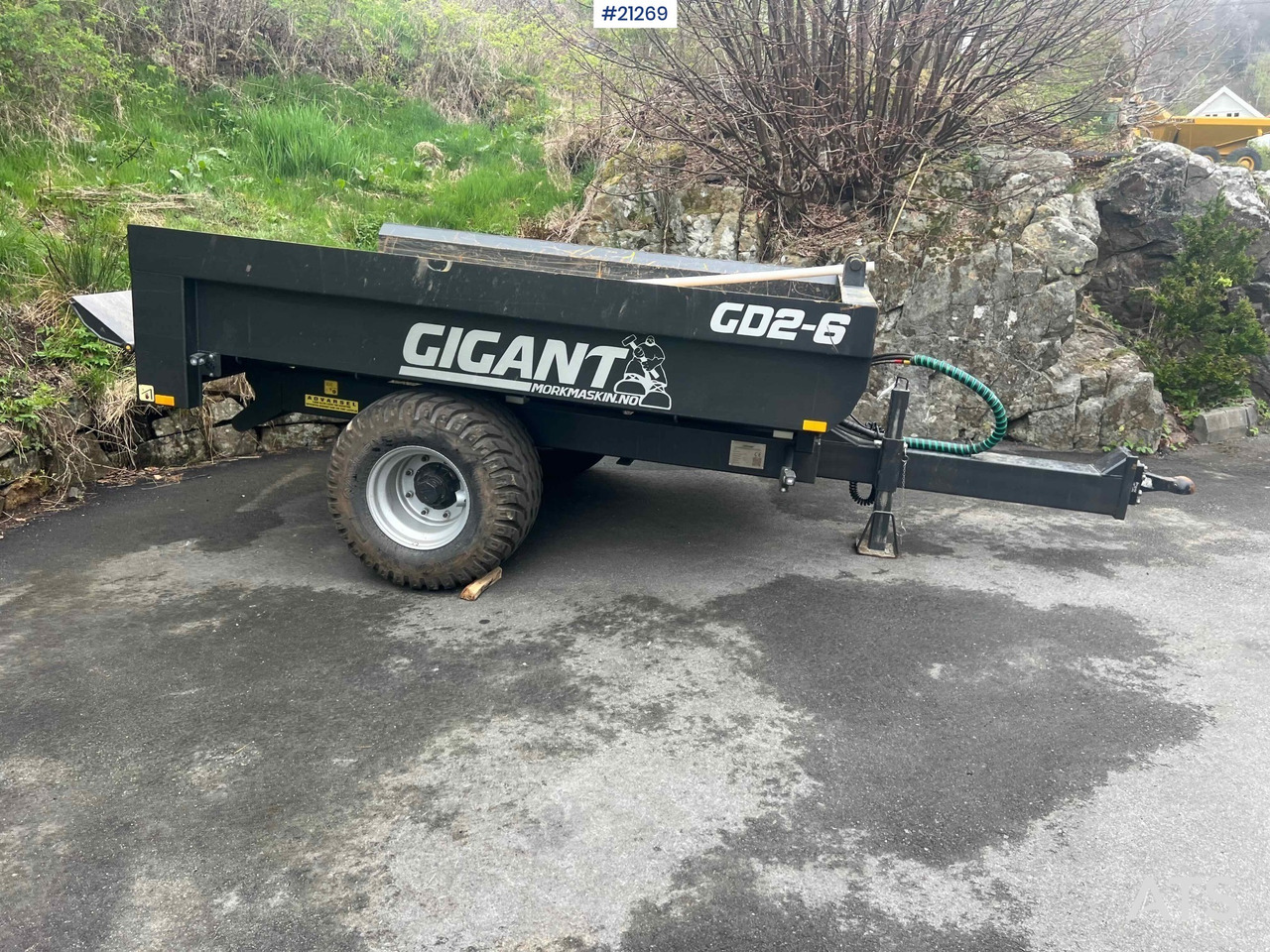 Reboque porta máquinas Gigant Hjulmaskin Henger: foto 16 Reboque porta máquinas Gigant Hjulmaskin Henger: foto 16