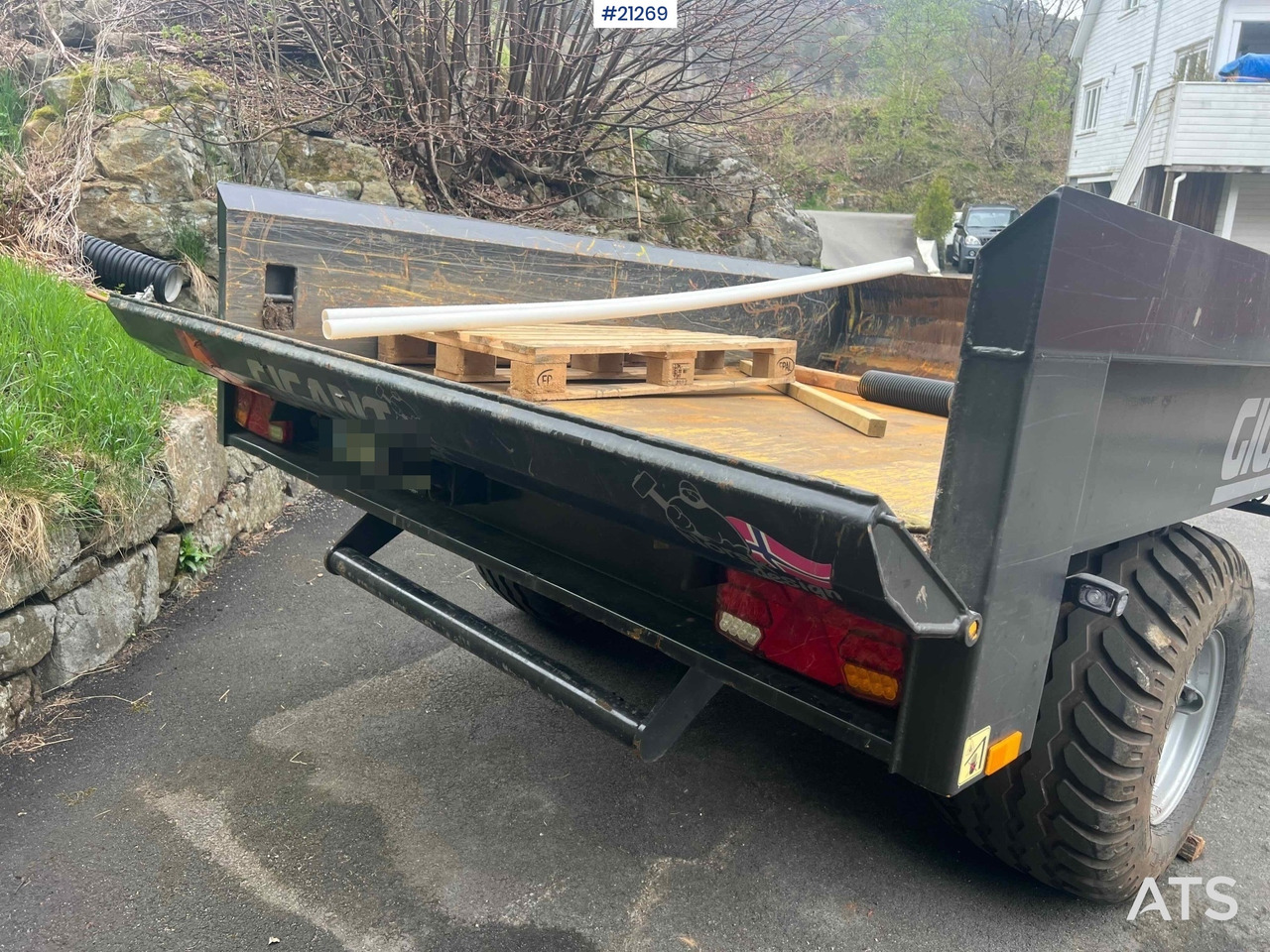 Reboque porta máquinas Gigant Hjulmaskin Henger: foto 21 Reboque porta máquinas Gigant Hjulmaskin Henger: foto 21