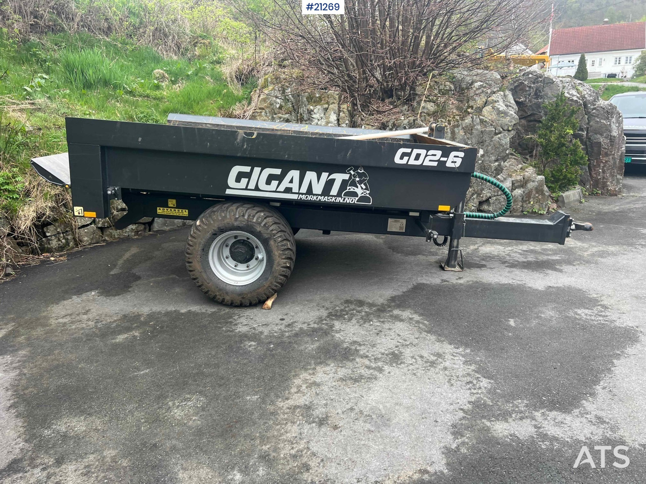 Reboque porta máquinas Gigant Hjulmaskin Henger: foto 12 Reboque porta máquinas Gigant Hjulmaskin Henger: foto 12