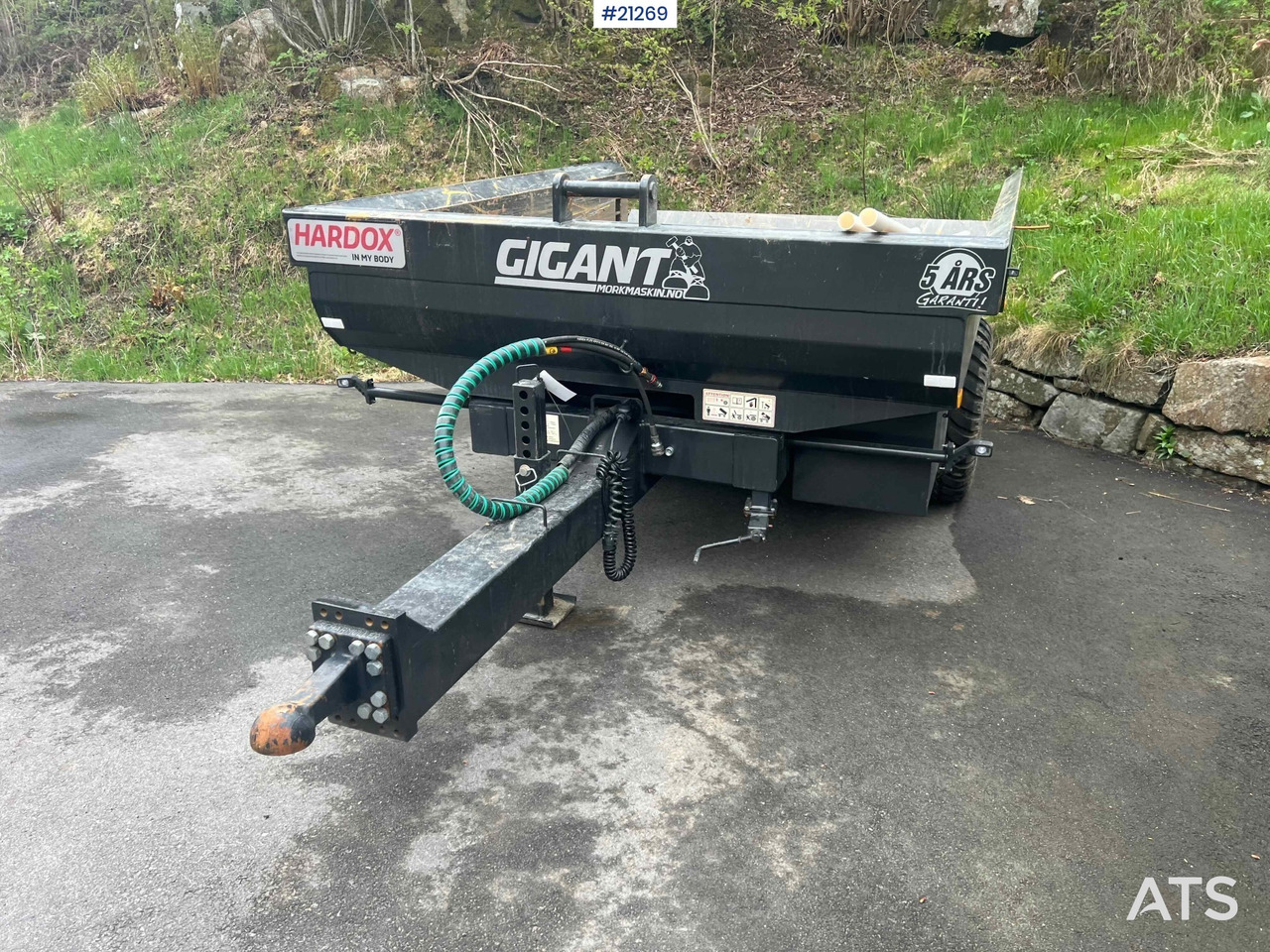 Reboque porta máquinas Gigant Hjulmaskin Henger: foto 18 Reboque porta máquinas Gigant Hjulmaskin Henger: foto 18