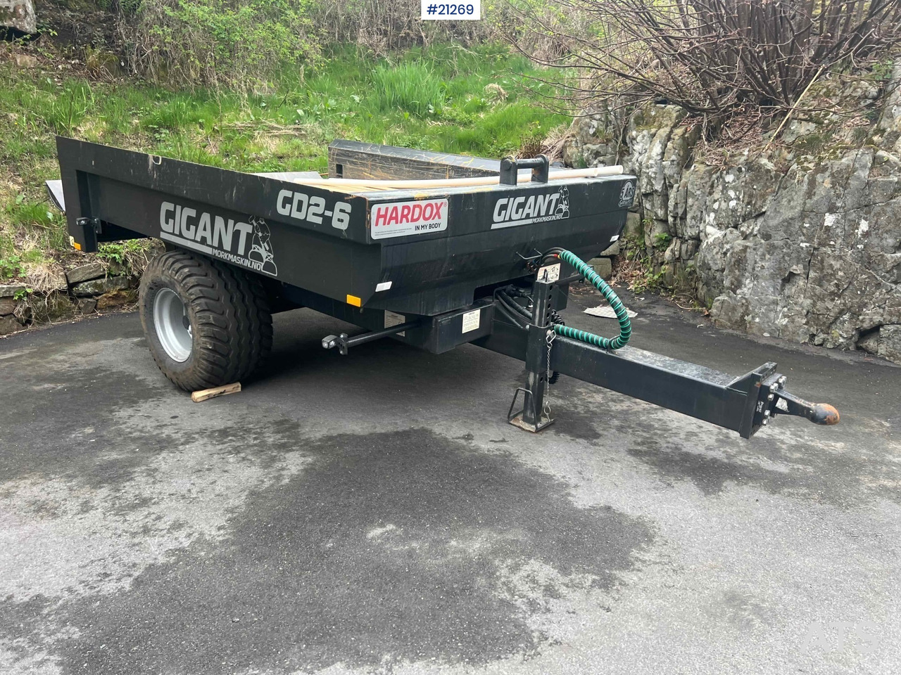 Reboque porta máquinas Gigant Hjulmaskin Henger: foto 10 Reboque porta máquinas Gigant Hjulmaskin Henger: foto 10