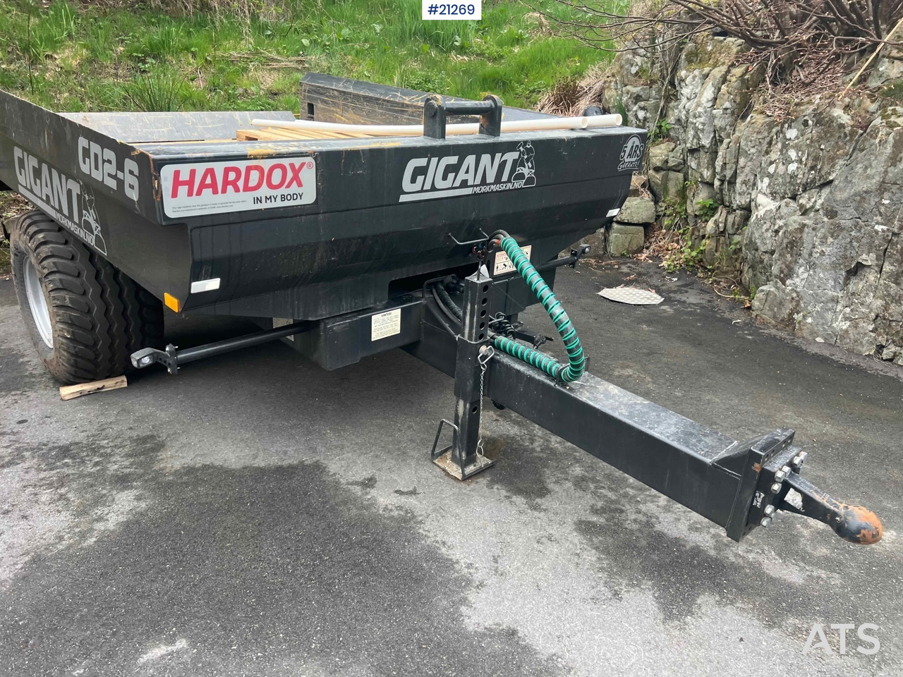 Reboque porta máquinas Gigant Hjulmaskin Henger: foto 11 Reboque porta máquinas Gigant Hjulmaskin Henger: foto 11