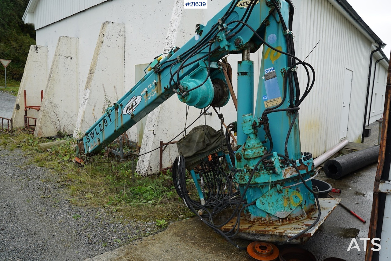 Heila Heila HMR12-1S kran med vinsj (stått på båt) - Grua para caminhão: foto 3 Heila Heila HMR12-1S kran med vinsj (stått på båt) - Grua para caminhão: foto 3