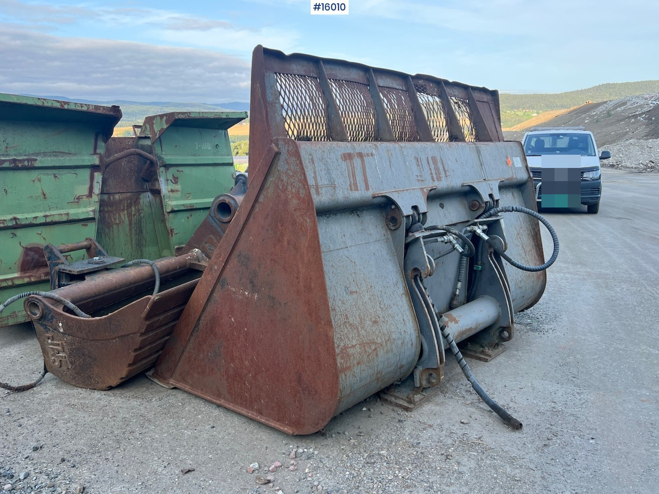 Hjullasterskuffe m/ liten BM feste - Balde escavadora de Máquina de construção: foto 4 Hjullasterskuffe m/ liten BM feste - Balde escavadora de Máquina de construção: foto 4