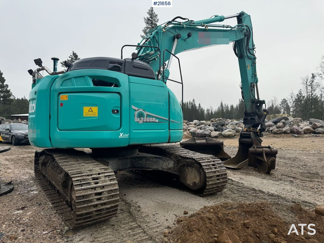 Kobelco SK230SRLC-5 Beltegraver m/ Tilt, Skuffe og GPS - Escavadora de rastos: foto 5 Kobelco SK230SRLC-5 Beltegraver m/ Tilt, Skuffe og GPS - Escavadora de rastos: foto 5