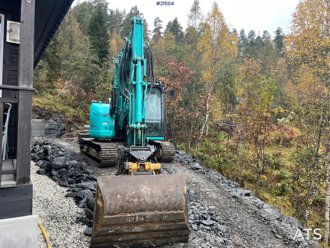 Kobelco Sk75SR-3E gravemaskin m/ pusseskuffe, rototilt og graveskuffe - Escavadora de rastos: foto 3 Kobelco Sk75SR-3E gravemaskin m/ pusseskuffe, rototilt og graveskuffe - Escavadora de rastos: foto 3