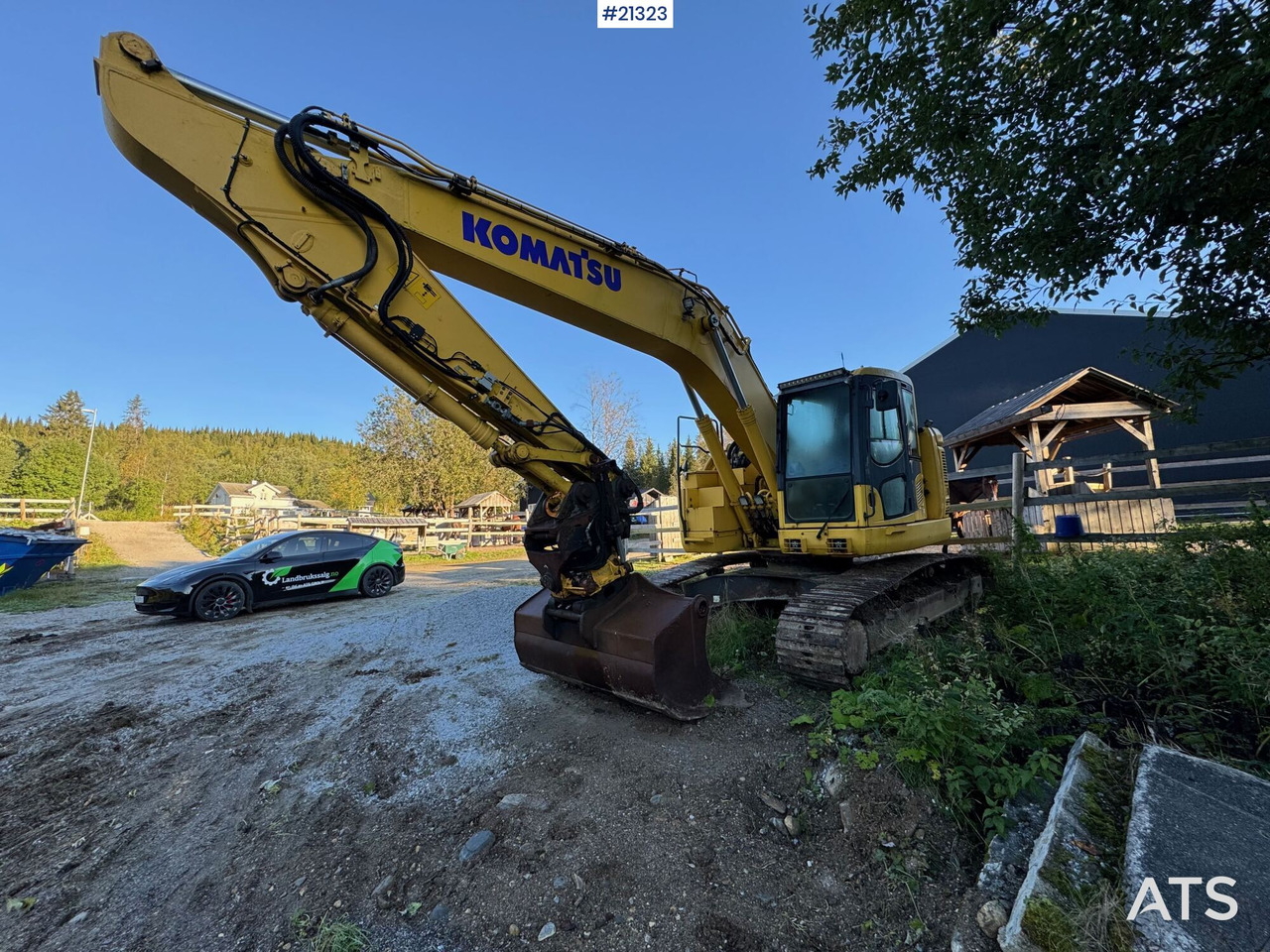 Komatsu PC228 m/ pusseskuffe og rotortilt! - Escavadora de rastos: foto 2 Komatsu PC228 m/ pusseskuffe og rotortilt! - Escavadora de rastos: foto 2