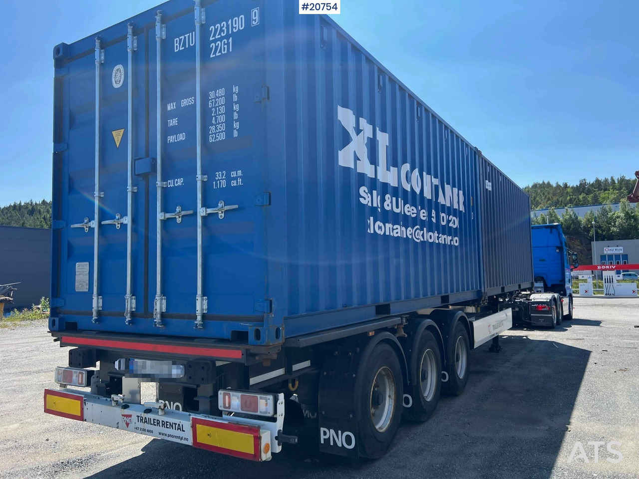 Krone containerhenger - Semireboque transportador de contêineres/ Caixa móvel: foto 3 Krone containerhenger - Semireboque transportador de contêineres/ Caixa móvel: foto 3