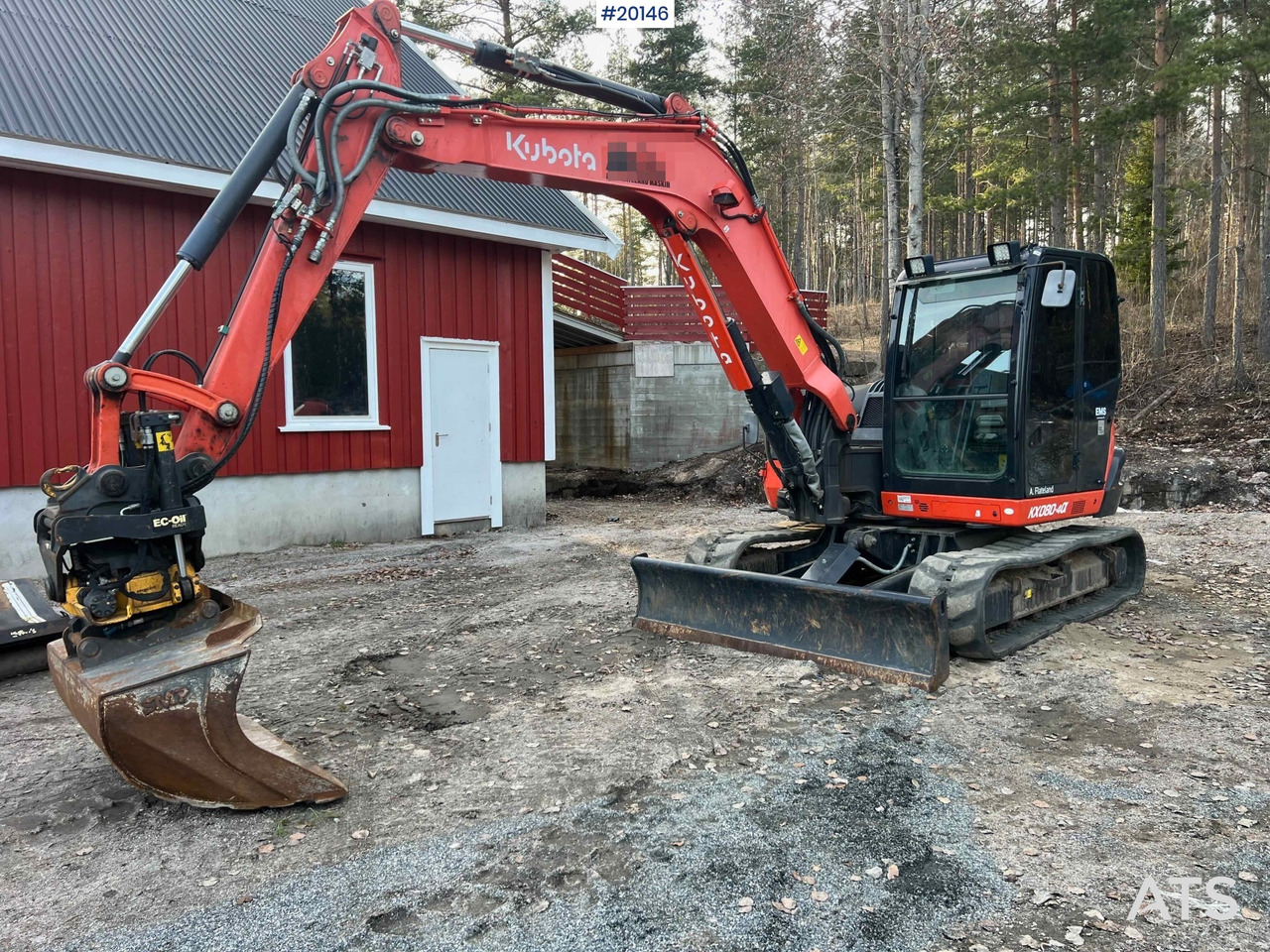 Kubota KX080-4 - Escavadeira: foto 1 Kubota KX080-4 - Escavadeira: foto 1