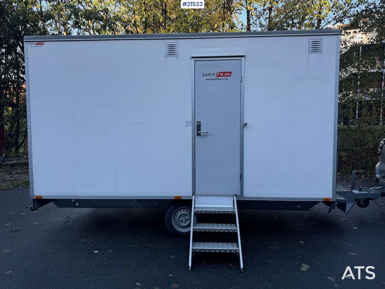 Letthus brakke - Casa contentor, Reboque: foto 2 Letthus brakke - Casa contentor, Reboque: foto 2