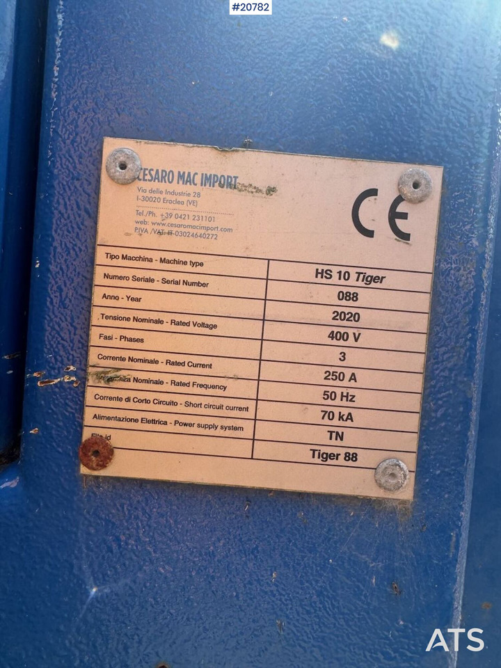 Máquina de construção Tiger Depack HS10: foto 16 Máquina de construção Tiger Depack HS10: foto 16