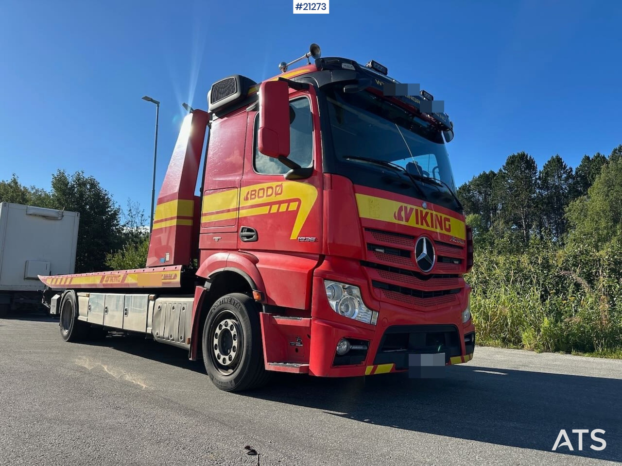 Mercedes ACTROS 1935 4x2 bergingsbil. Nyoverhalt styringsenhet. SE VIDEO - Caminhão reboque: foto 1 Mercedes ACTROS 1935 4x2 bergingsbil. Nyoverhalt styringsenhet. SE VIDEO - Caminhão reboque: foto 1