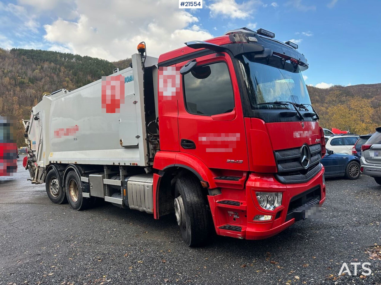 Caminhão de lixo Mercedes Actros 2543 6x2 2 – kammers komprimatorbil m/ 2020 JOAB Anaconda twin påbygg: foto 6 Caminhão de lixo Mercedes Actros 2543 6x2 2 – kammers komprimatorbil m/ 2020 JOAB Anaconda twin påbygg: foto 6