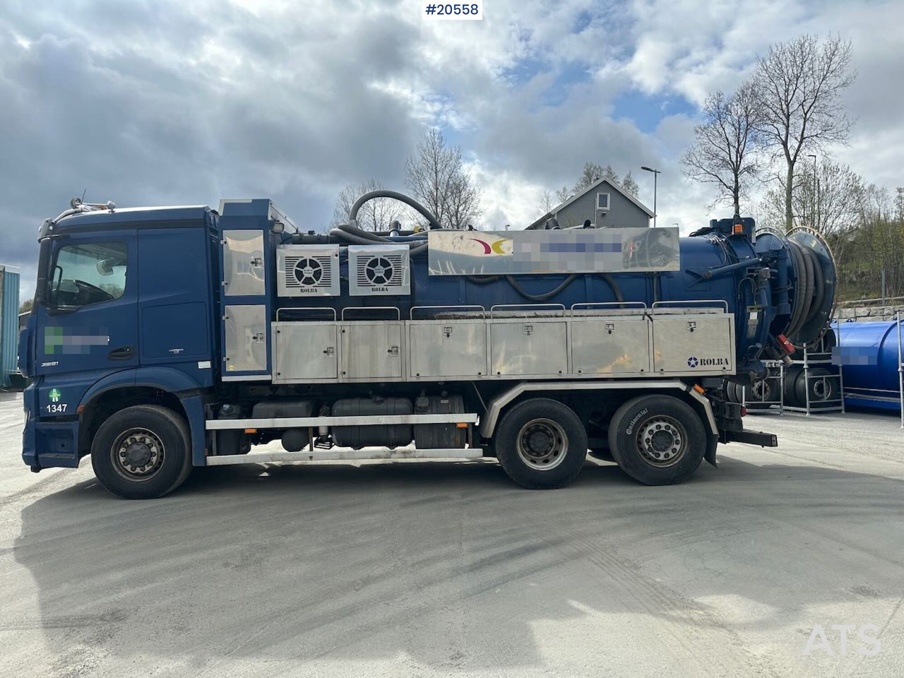 Caminhão limpa fossa Mercedes Arocs: foto 8